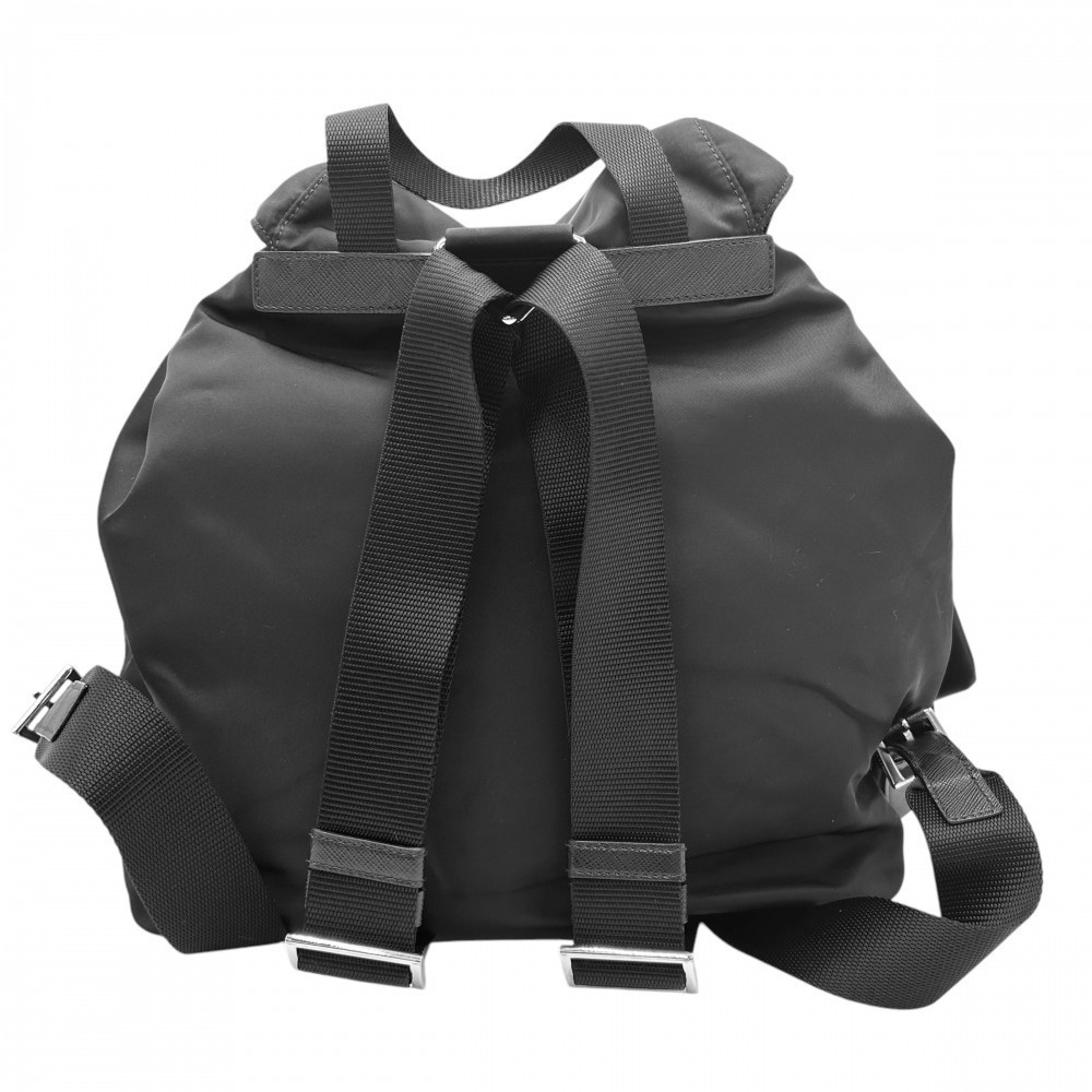 Prada Backpack Medium Re Nylon Triangle Logo Bag … - image 2